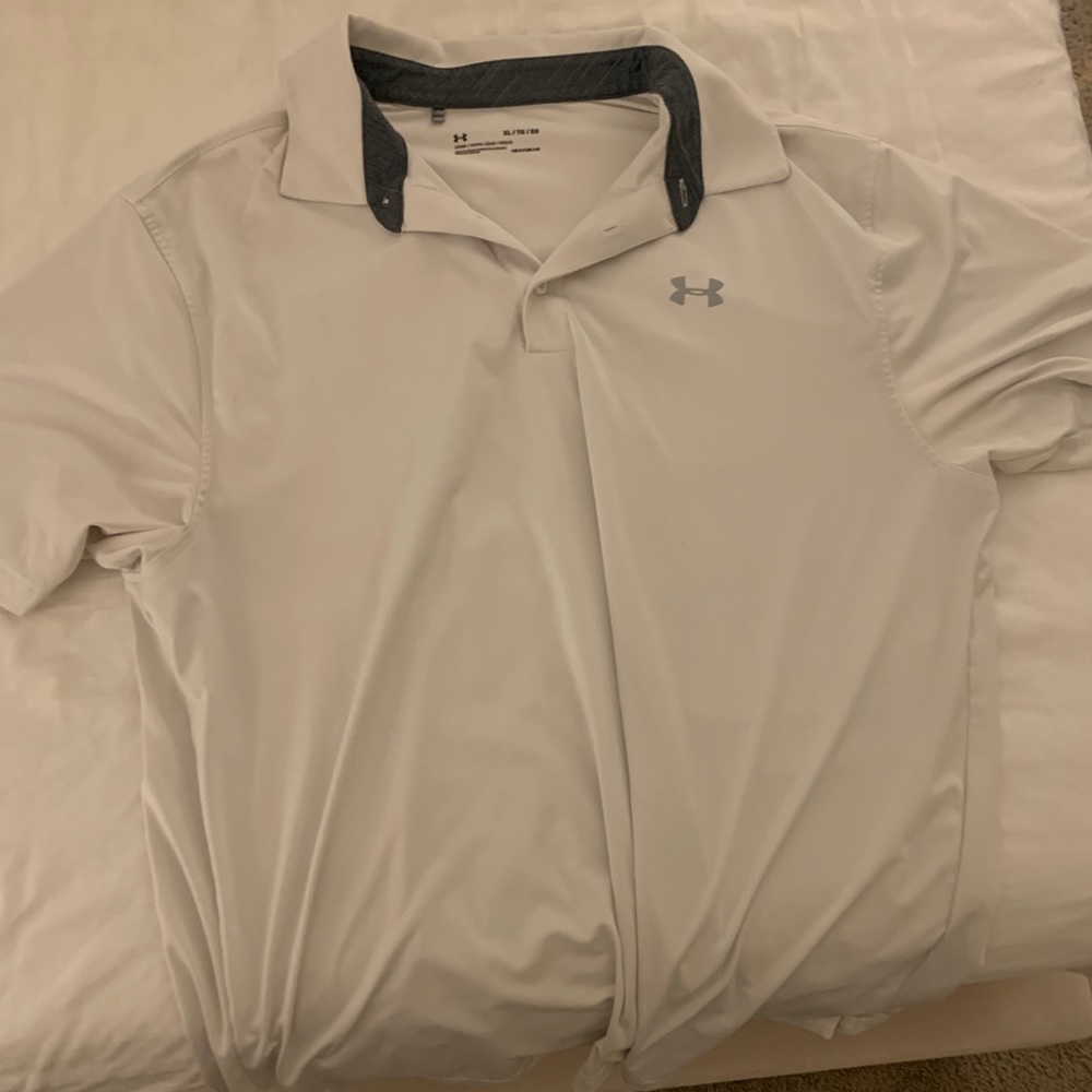 White Under Armour Dri Fit
